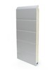 Door panel ST3V 40x610mm, stucco/smooth with finger protection, RAL9006