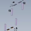mounting set for door wing SVG