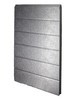 Panneau aluminium 40x610 mm, stucco / stucco