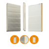 Pannello per porta Crawford originale 342, in alluminio, 42x500 mm, RAL 900