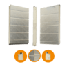 Pannello porta Crawford originale 342, alluminio, 42x500 mm