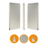 Sezione porta IDD-CR 542 ALU/ALU