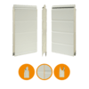 Novoferm portpanel 45x500mm, RAL 9002