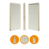 Pannello Novoferm per porta 45x625 mm, RAL 9002