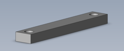 Pi&egrave;ce de serrage 65x10x5 mm