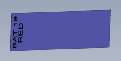 Plaque signal&eacute;tique BAT