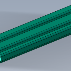 Rail de guidage inox STA20 C-1