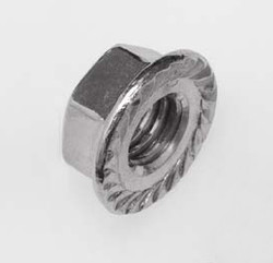 Flanged nut M6