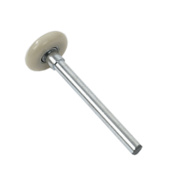 Rulle, l&aring;ng, 2 tum, 11 mm axel, rostfritt st&aring;l