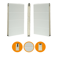 Panneau Alsta T7, acier, 40x488 mm