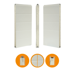 Panneau 40x610 mm, stucco/lisse