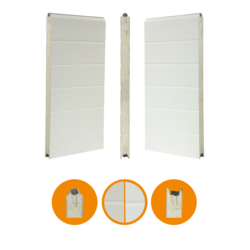 Panneau 40x610 mm, stucco/stucco