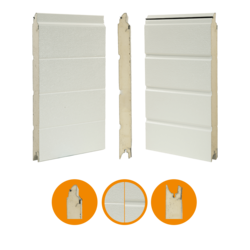 Panneau IDD-HO pour H&ouml;rmann SPU 30/40, 42x500 mm, RAL 9002