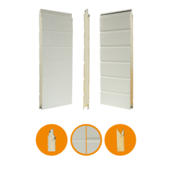 IDD-HO panel f&ouml;r H&ouml;rmann SPU 30/40, 42x750mm, RAL 9002