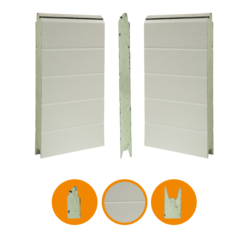 Kingspan portpanel 40 x 500 mm, stucco/stucco