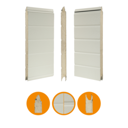Panneau Novoferm 45x625mm, RAL 9002