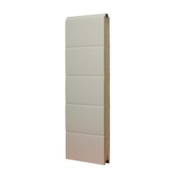 Paneel Typ TPS Thyssen - RAL 9002, stucco/ glatt, mit Sicke