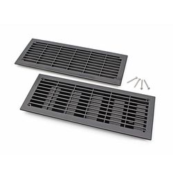 Ventilationsgaller, svart, l&aring;sbart