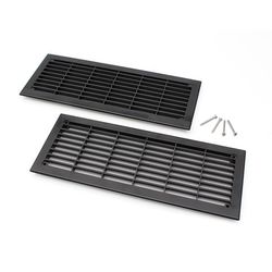 Ventilationsgaller, svart, ej l&aring;sbart